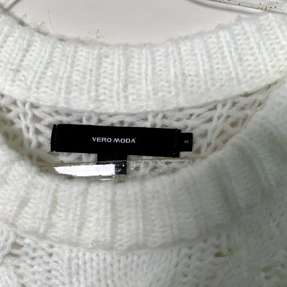 Vero‎ Moda Becca O-Neck Long Sleeve Sweater Sz M - Picture 3 of 3